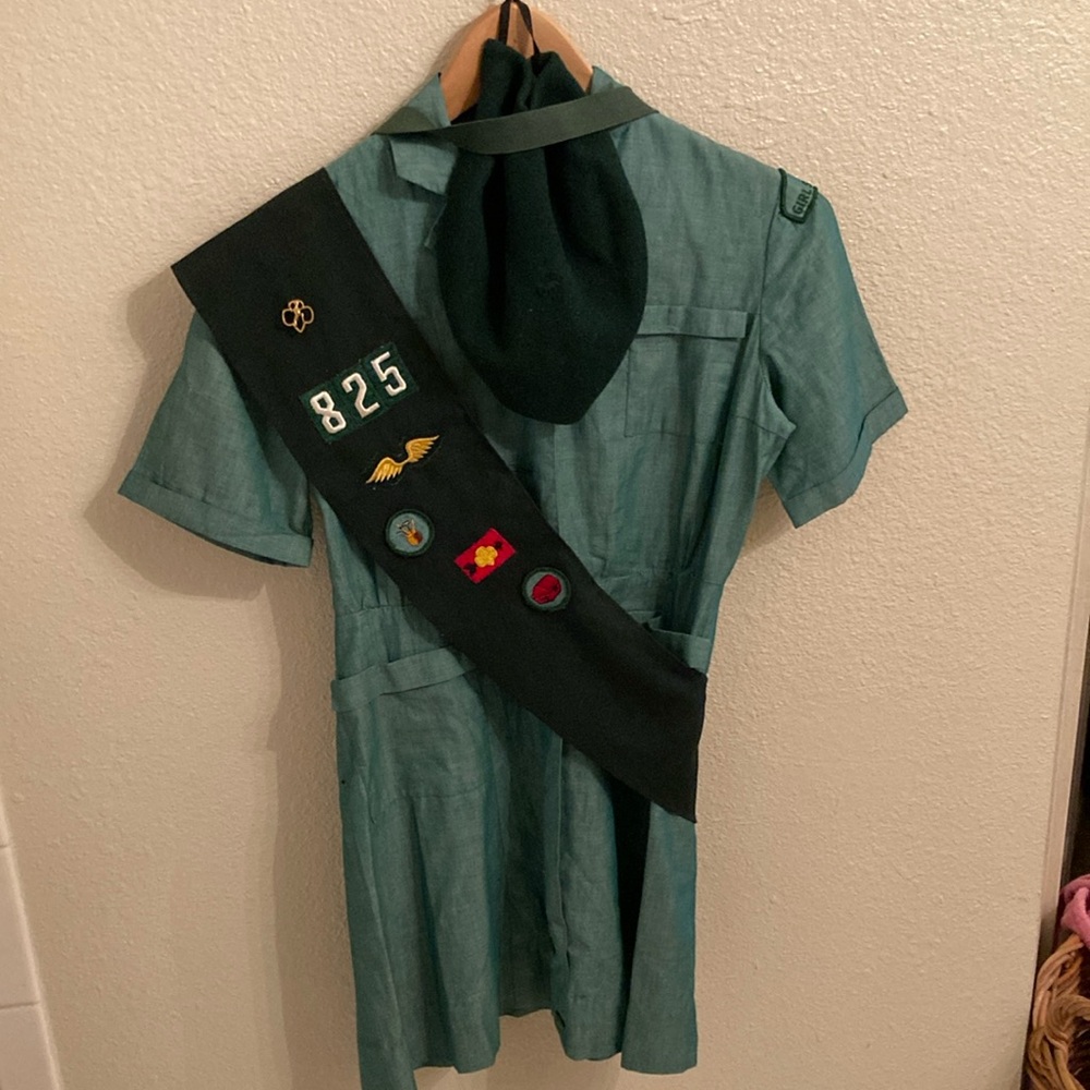 Vintage 1960s Girl Scout uniform